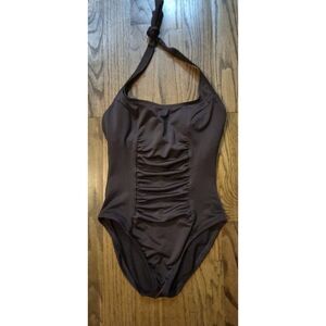 Catalina Slimming Haulter One-piece Swimsuit Bathingsuit Women's Size Small